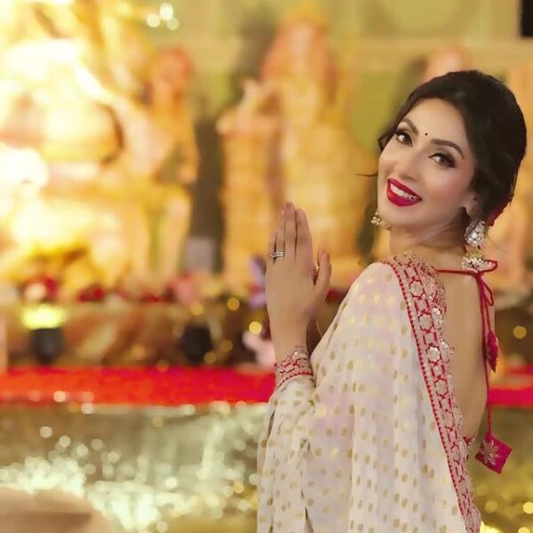 Elegant White Chiffon Saree | Timeless Grace with Effortless Drape 🤍