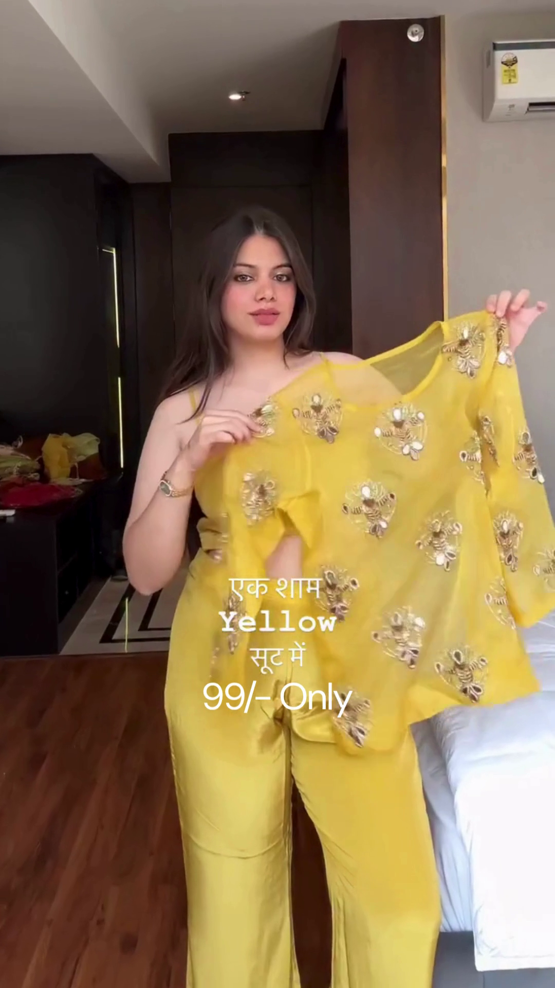 🌼 Elegant Women’s Yellow Embroidered Top with Palazzo & Dupatta Set – Festive Ethnic Ensemble - Image 6