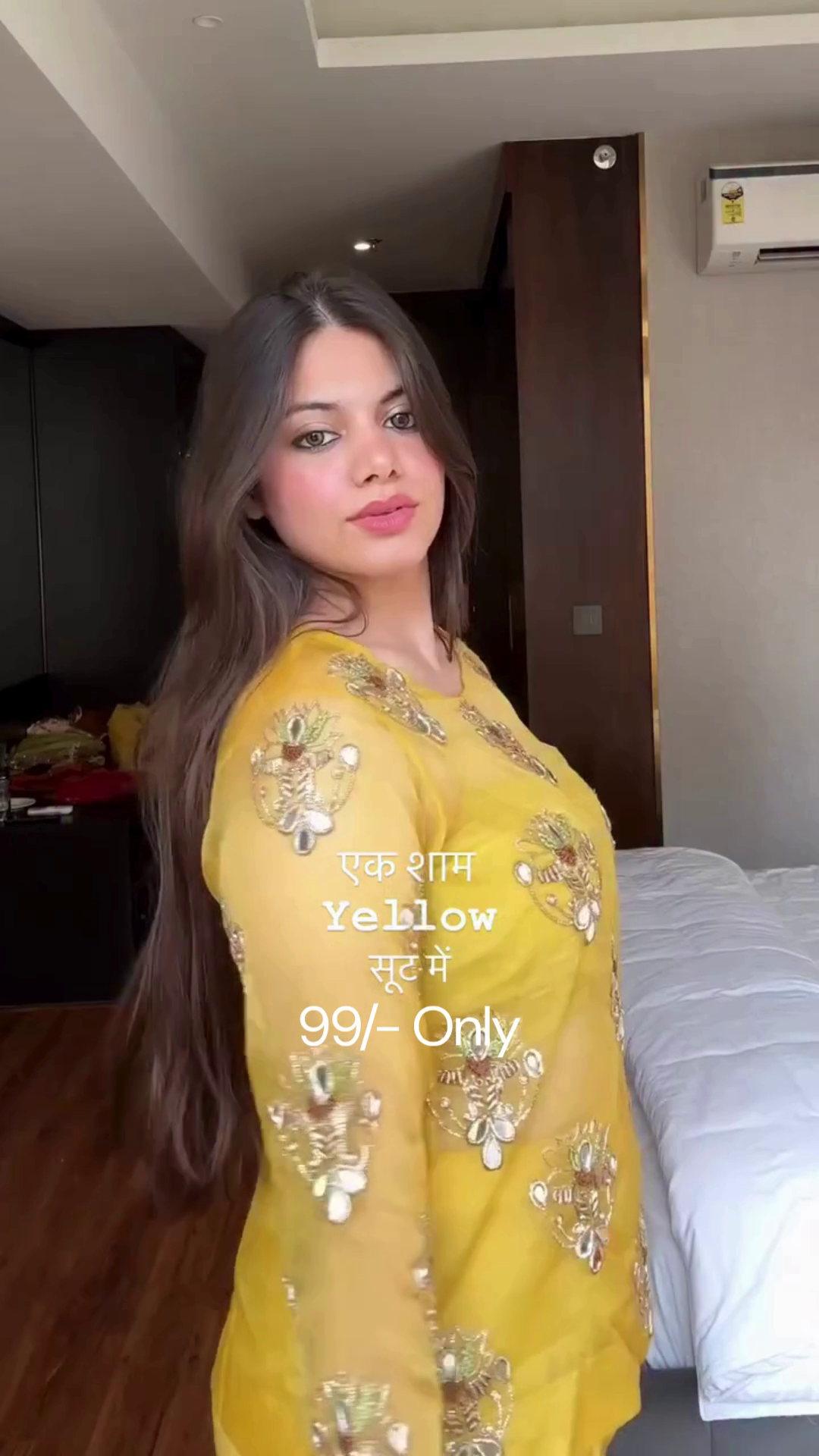 🌼 Elegant Women’s Yellow Embroidered Top with Palazzo & Dupatta Set – Festive Ethnic Ensemble - Image 2