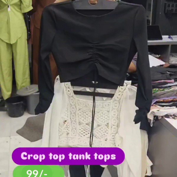 37 Exclusive Designer Crop Tops & Tank Tops Collection | Part 1 ✨