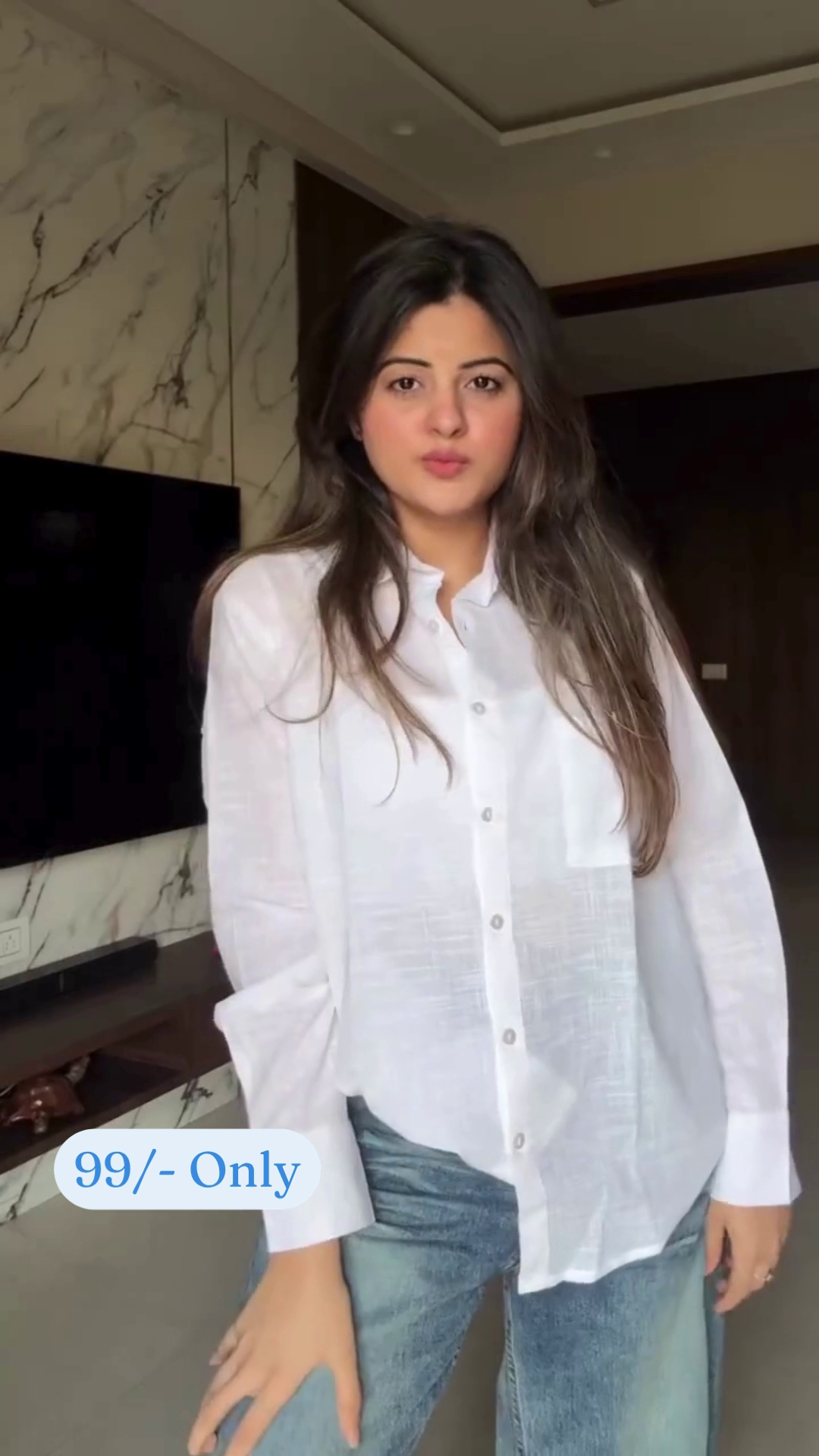 Women’s Oversized Striped Casual Shirt | Relaxed Fit & Trendy Style 💫 - Image 3