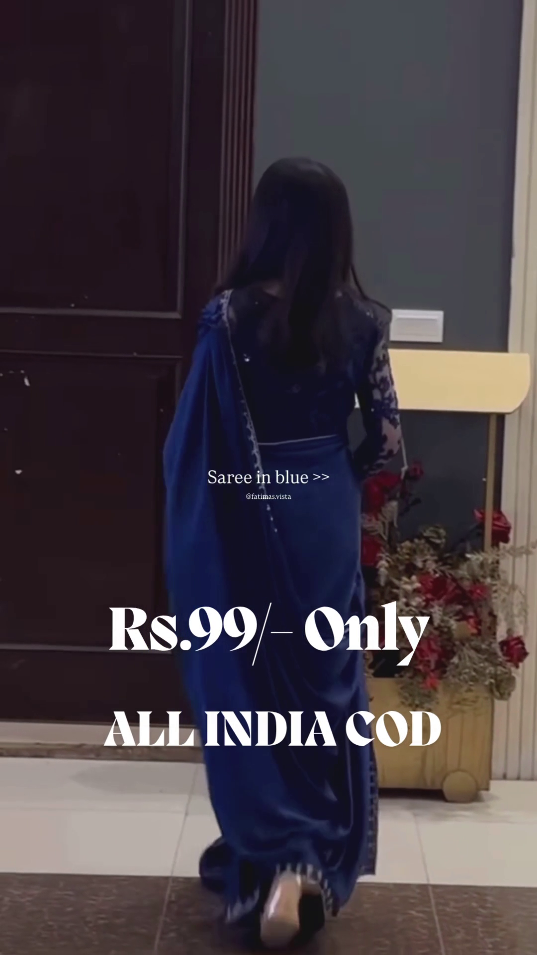 Elegant Silk Stitched Saree with Moonlight Blouse | Premium Designer Saree Available in All Sizes & Colors ✨ - Image 5