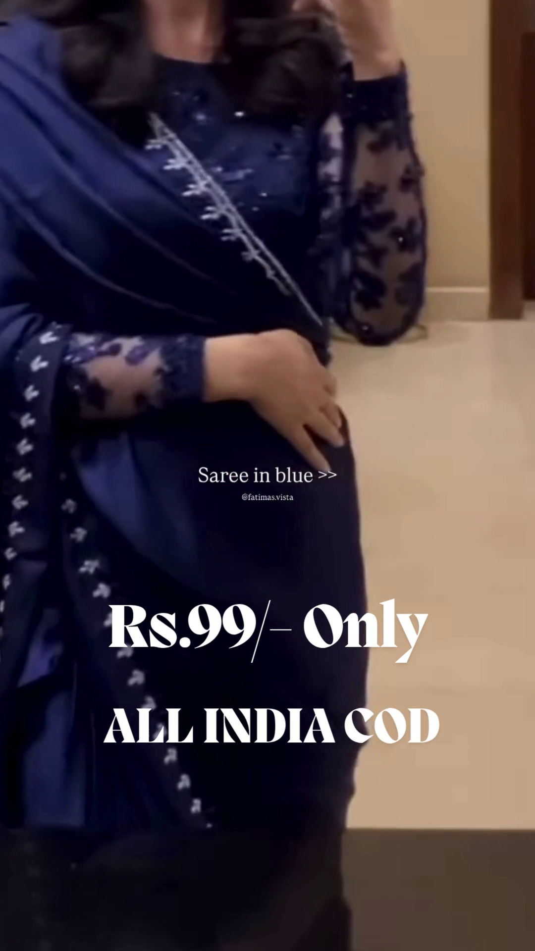 Elegant Silk Stitched Saree with Moonlight Blouse | Premium Designer Saree Available in All Sizes & Colors ✨ - Image 3