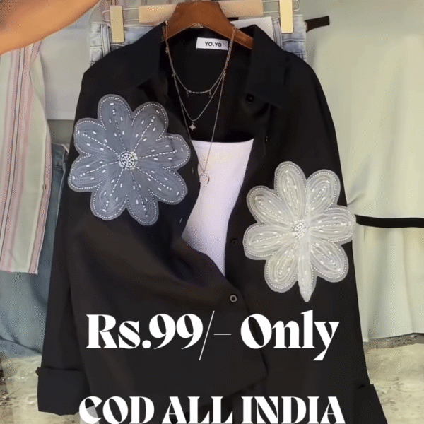 Exclusive Party Wear Shirt for Women | Stylish Plus-Size Western Outfit (Available in 2XL) ✨