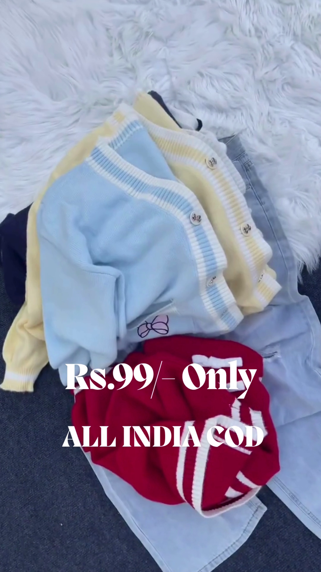 Cute Cartoon Embroidered Knitted Cardigan | Cozy Bow-Detail Sweater for Trendy Korean-Inspired Winter Looks 💖✨ - Image 8