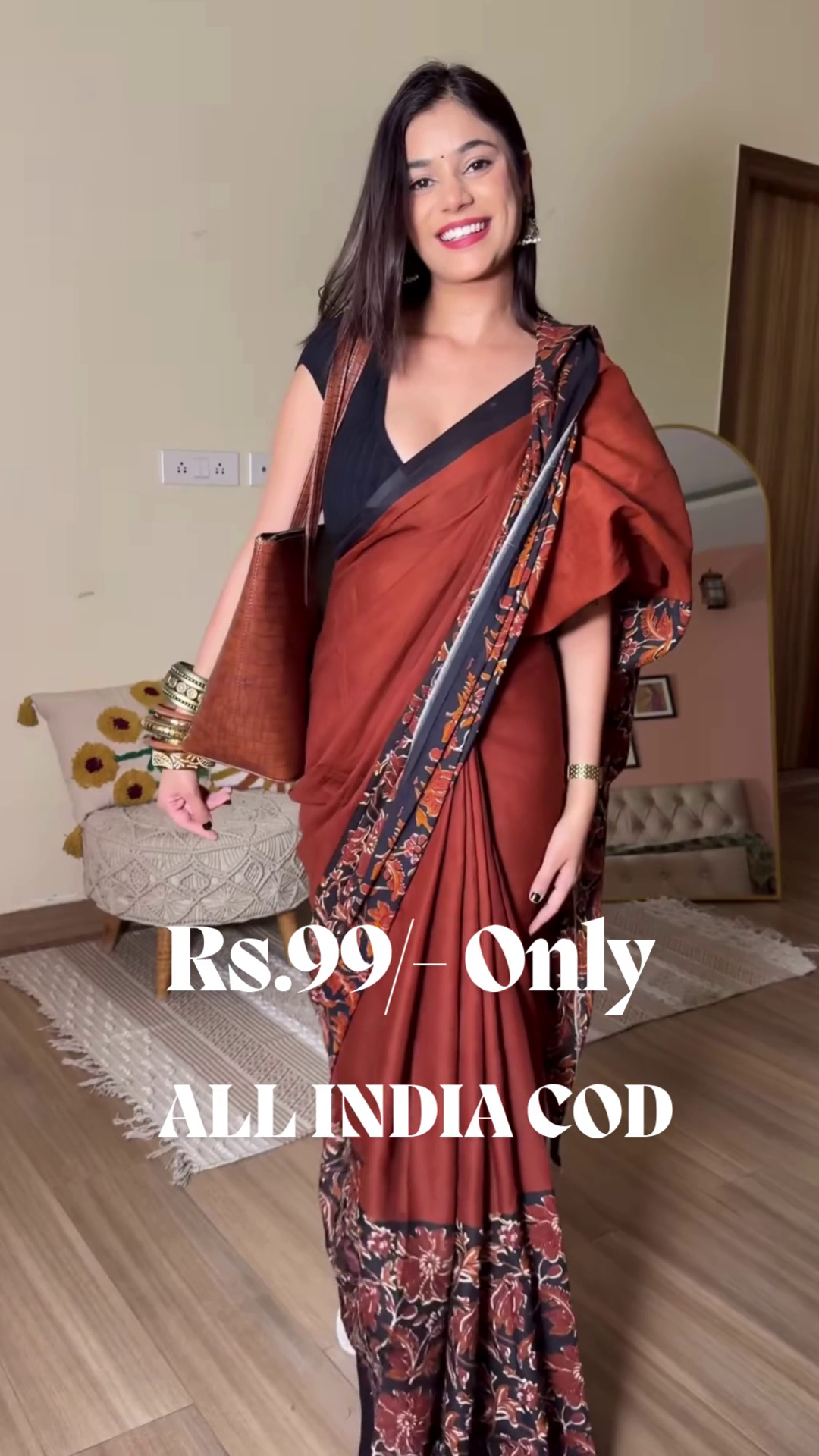 Hand Block Printed Soft Cotton Mulmul Saree | Elegant Everyday & Festive Ethnic Wear for Women ๐ฟ