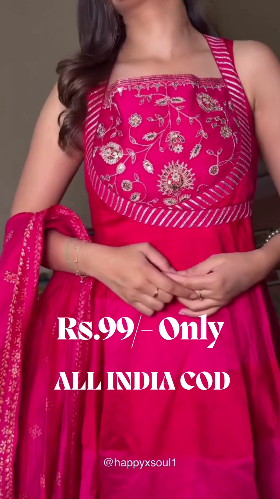 Embroidered Anarkali Kurta, Bottom & Dupatta Set | Elegant Festive Ethnic Wear for Women β Grace Redefined π«