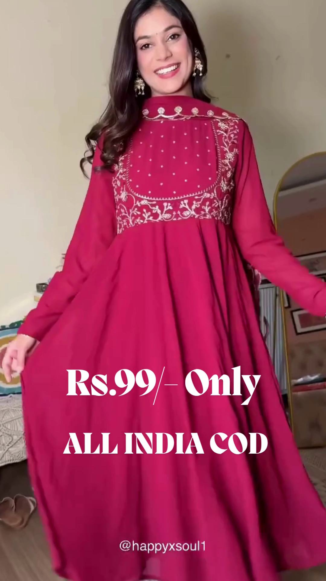 Embroidered Anarkali Kurta, Bottom & Dupatta Set | Elegant Festive Ethnic Wear for Women β Grace Redefined π« - Image 12
