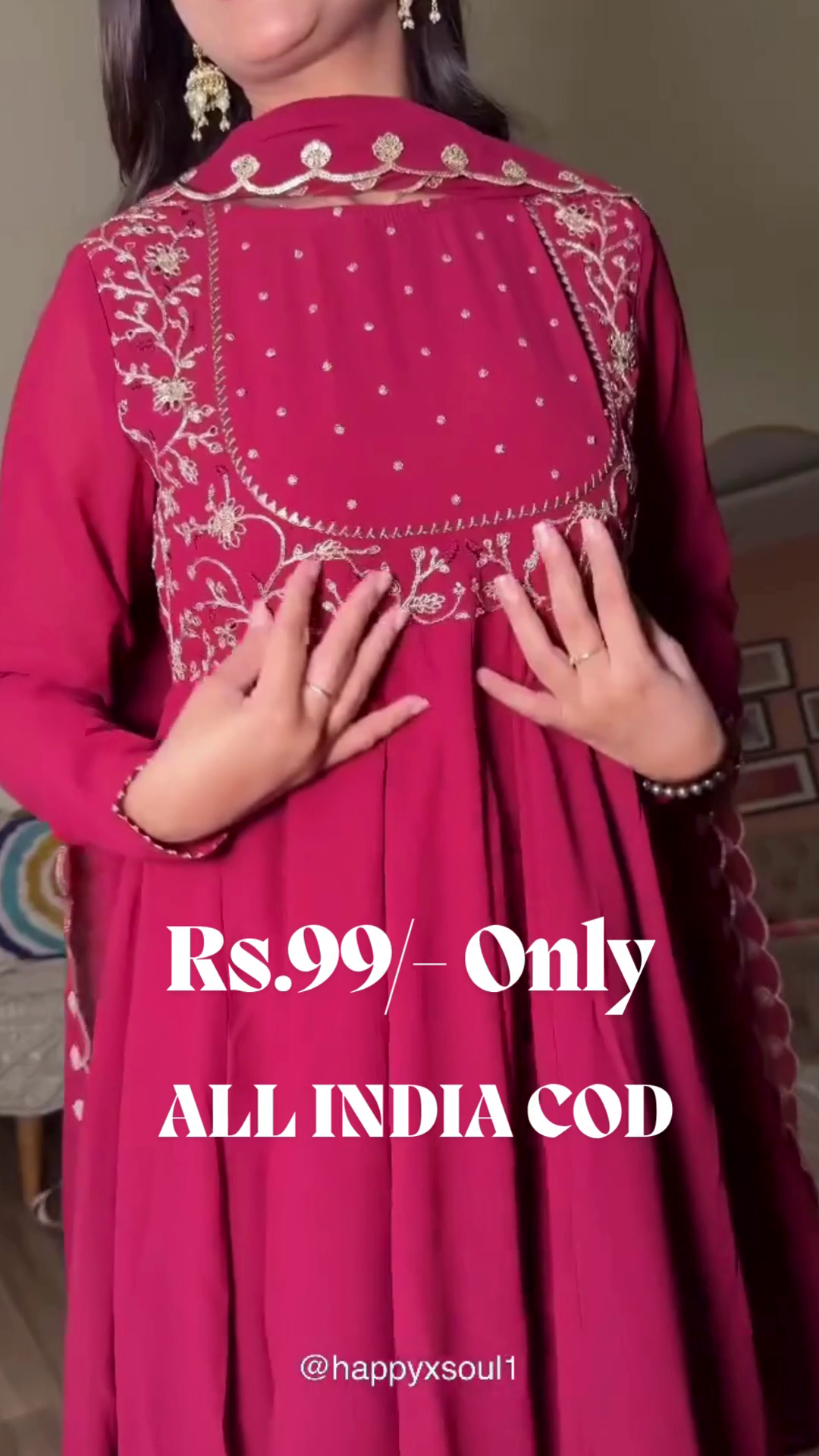 Embroidered Anarkali Kurta, Bottom & Dupatta Set | Elegant Festive Ethnic Wear for Women β Grace Redefined π« - Image 11