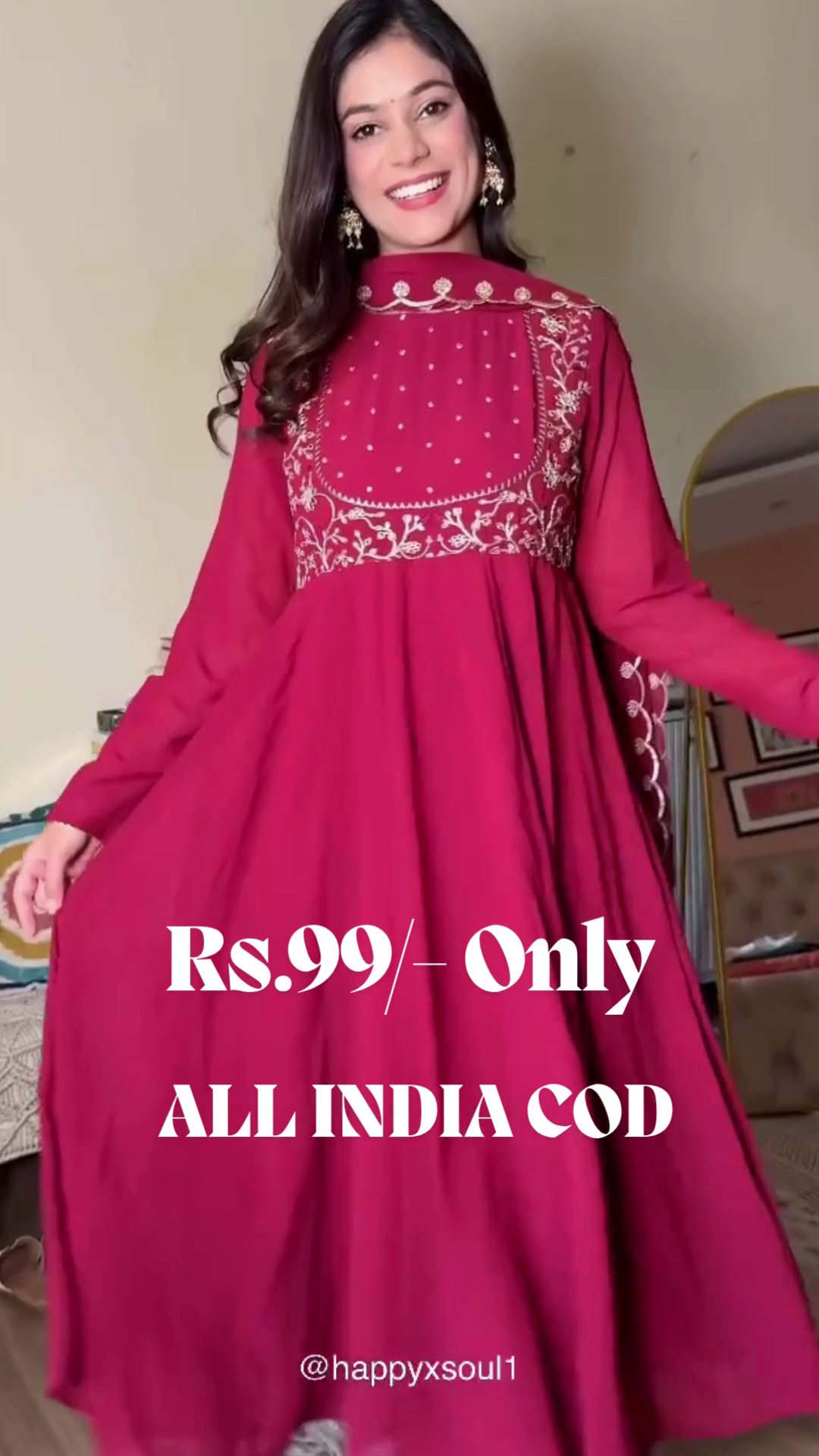 Embroidered Anarkali Kurta, Bottom & Dupatta Set | Elegant Festive Ethnic Wear for Women β Grace Redefined π« - Image 10