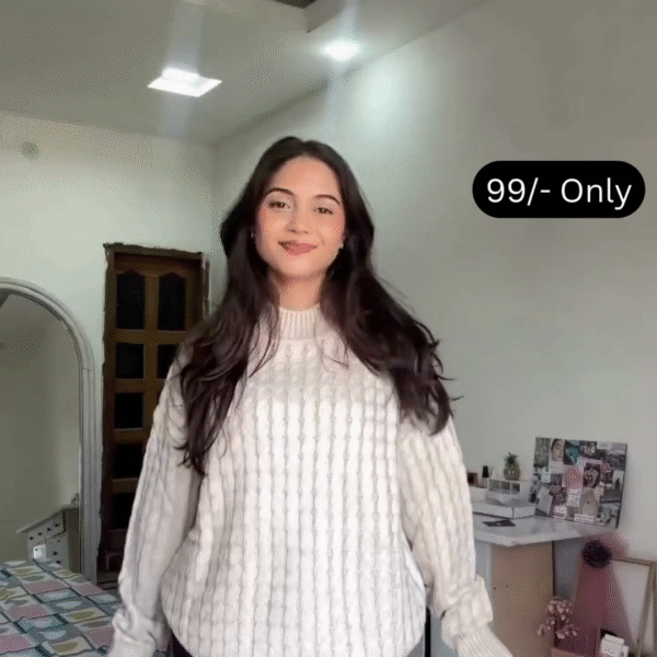 🩵 Cute Winter Sweatshirt – Cozy, Comfy & Totally Adorable! ❄️