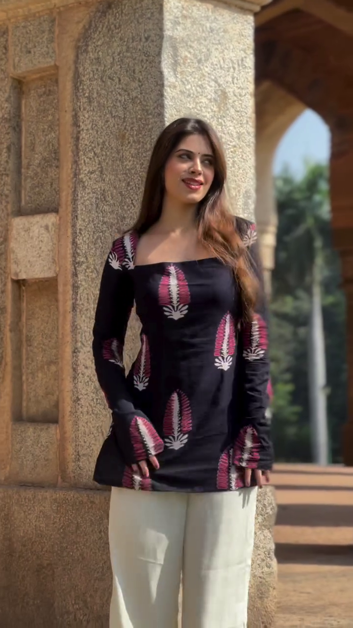 ✨ Mirror Work Kurtis – Shine Bright with Every Step - Image 2