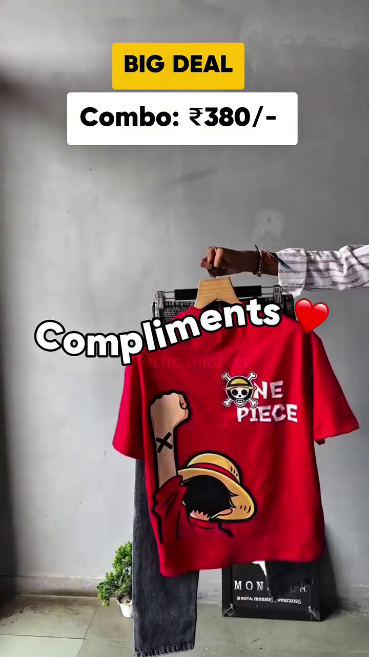 π₯ Big Deal Combo: Anime Printed Oversized T-Shirt + Straight-Fit Jeans | Compliment-Ready Look π₯ - Image 11