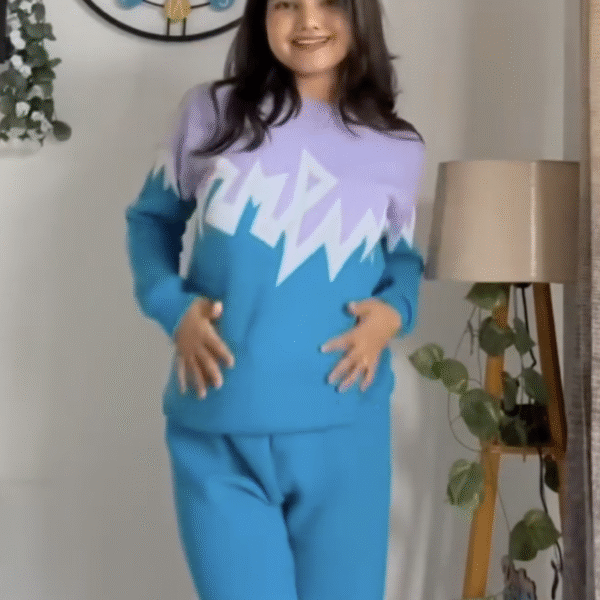 The Chic and Cozy Lavender Woolen Co-ord Set: Your Winter Wardrobe Essential