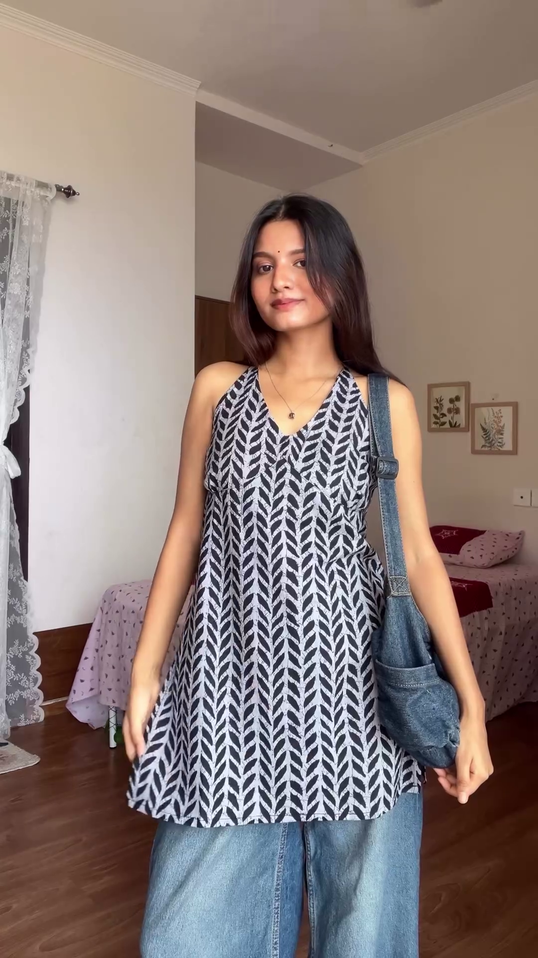 New Stylish Printed Cotton Long Sleeve Women’s Kurti – Effortless Style & Comfort - Image 7