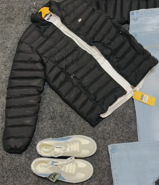 Black Puffer Jacket Outfit — Cool, Casual & Effortlessly Stylish 🖤❄️