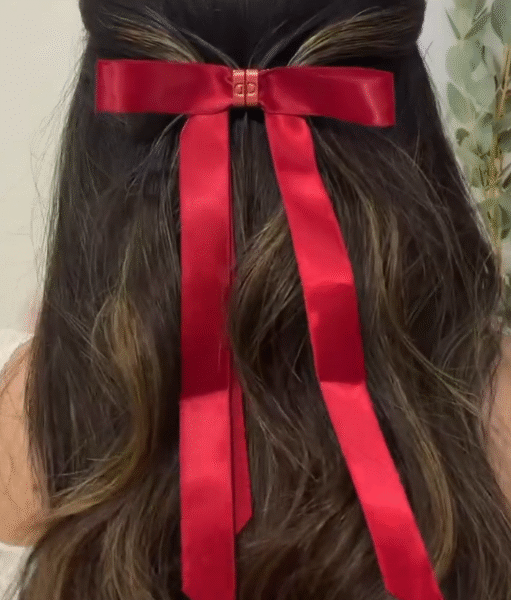 🎀 Bow-Decorated Hair Clip – Cute, Chic & Effortlessly Stylish ✨