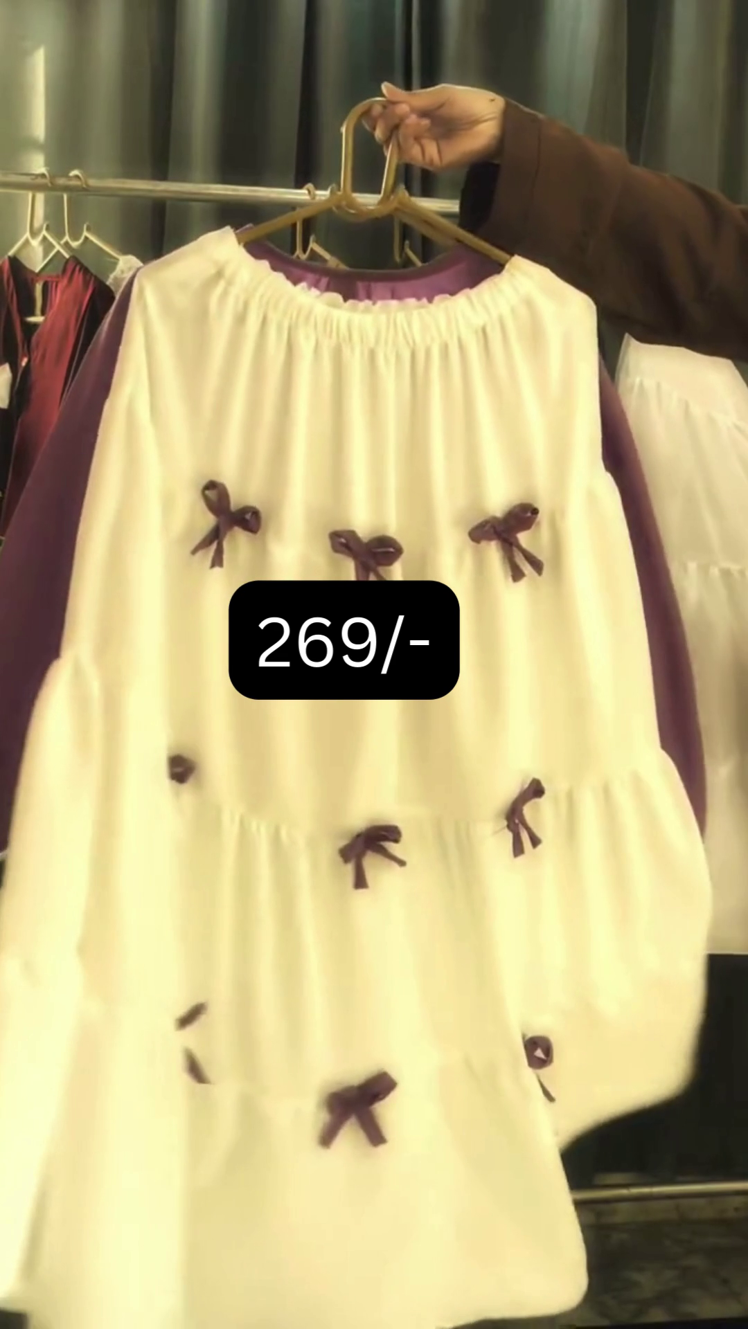 β¨ Elegant Purple Georgette Women's Top & Skirt Set β Grace Meets Glamour π - Image 2