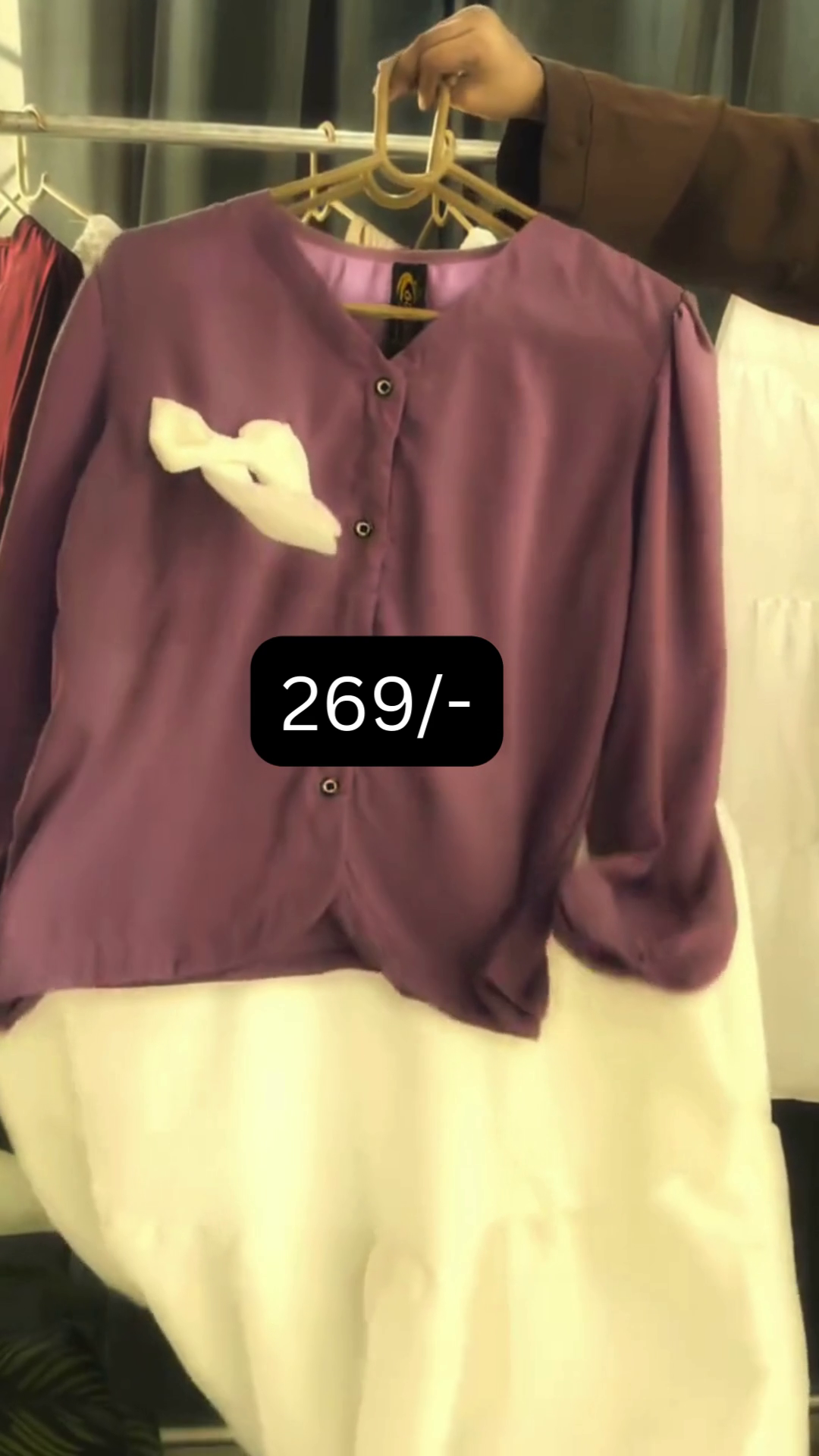 β¨ Elegant Purple Georgette Women's Top & Skirt Set β Grace Meets Glamour π