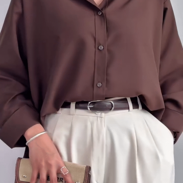 ✨ Stylish Comfort: Women’s Full Sleeve Polycotton Casual Shirt for Everyday Chic ✨