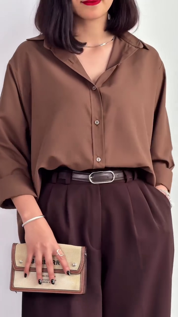 ✨ Stylish Comfort: Women’s Full Sleeve Polycotton Casual Shirt for Everyday Chic ✨ - Image 4