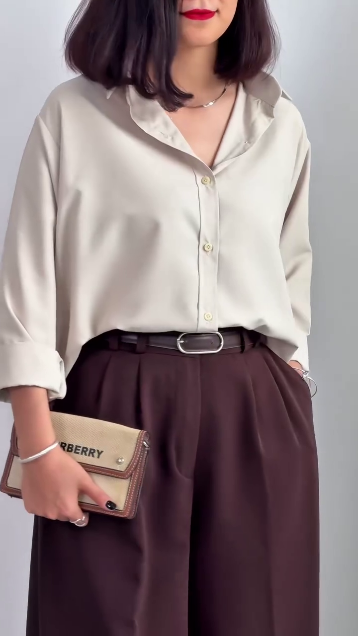 ✨ Stylish Comfort: Women’s Full Sleeve Polycotton Casual Shirt for Everyday Chic ✨ - Image 3