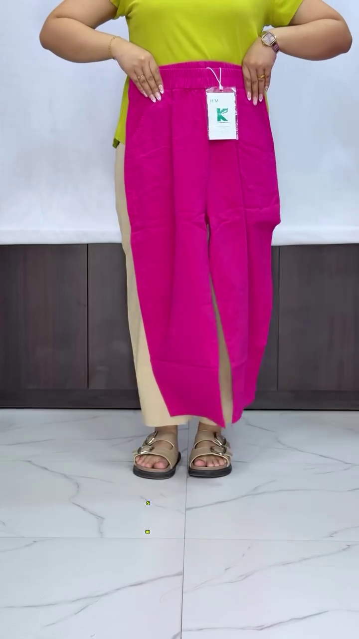 ✨ Women’s Solid Cotton Blend Ankle Length Palazzo – Effortless Comfort, Everyday Elegance - Image 3