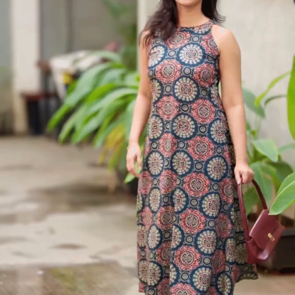 Elegant Women’s Pure Cotton Kurta with Palazzo Set – Comfort Meets Ethnic Charm