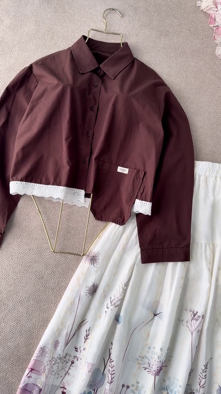 πΈ Mint Blossom Lace Hem Co-Ord Set πΈ - Image 9