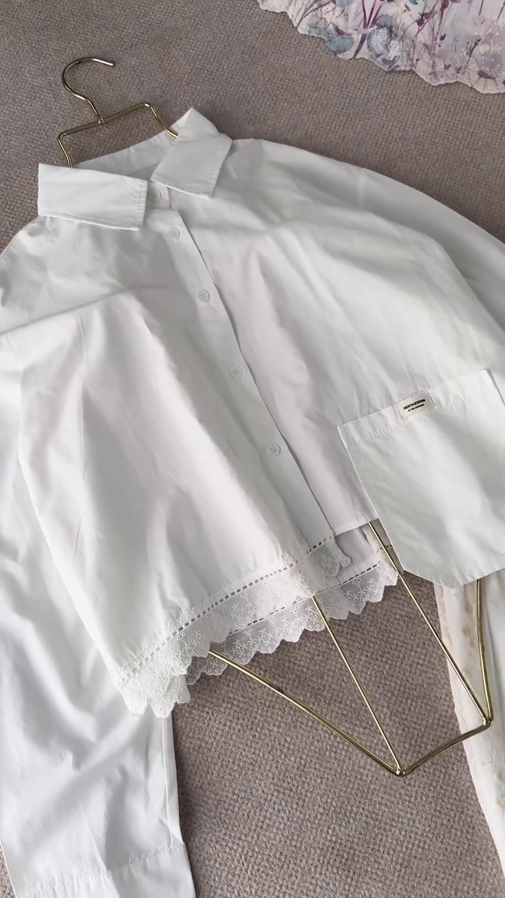 πΈ Mint Blossom Lace Hem Co-Ord Set πΈ - Image 6