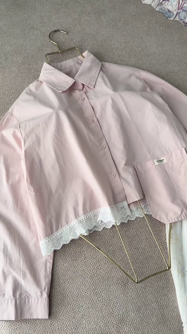 πΈ Mint Blossom Lace Hem Co-Ord Set πΈ - Image 3