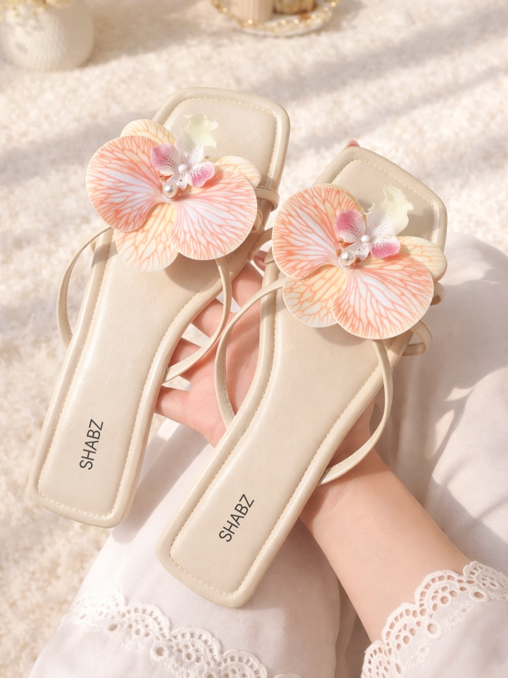 ๐ธ Step into Summer: Womenโs Flower Thong Sandals & Beach Slides ๐ - Image 4