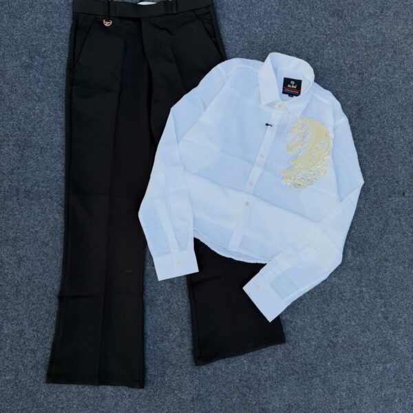 👔 Effortless Style: Men’s Shirt & Pants Combo 👖