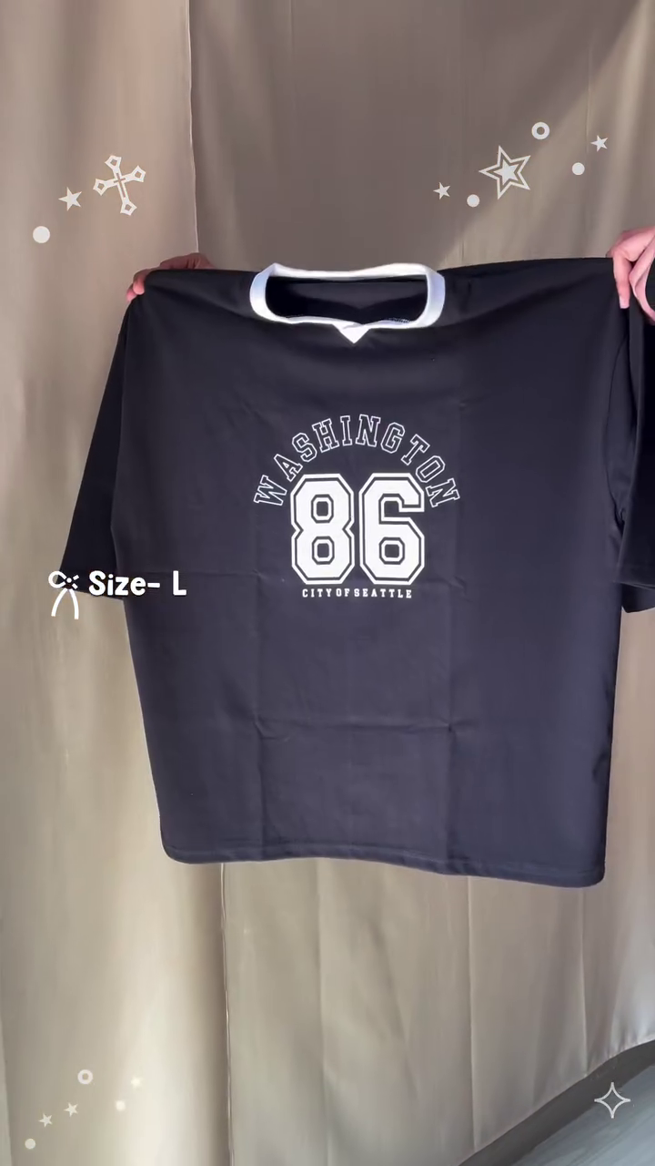 π Stand Out in Style with the Ultimate Oversized Partywear Printed T-Shirt π - Image 3
