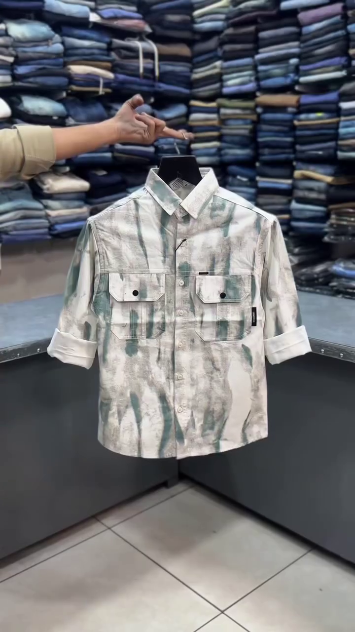 π¨ Make a Statement with the Urban Drift Tie-Dye Utility Shirt π¨ - Image 4