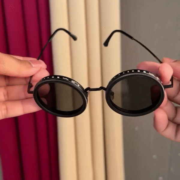 🕶️ Adjustable Dimming Eyewear Glasses with Stepless ND2–ND400 Rotation Control | Aluminum Alloy Frame | Advanced Light-Filtering Sunglasses